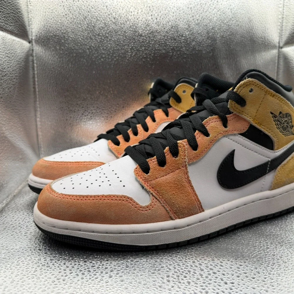 Size 8‎ Nike Air Jordan 1 Mid SE Flight Club Mens Athletic Sneakers DX4332-800